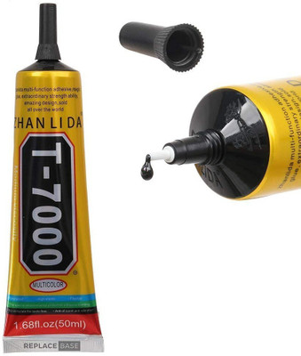 vadda bai 50ML T7000 Black Adhesive Glue for Mobile touch Screen lcd, art & craft work(Set of 1, Black)