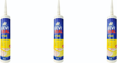 pidilite industries limited DR. FIXIT FEVI SEAL GP PRO WHITE( PACK OF 3 280 ML) Adhesive(840 ml)