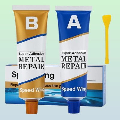 POLYGON Pair Glue Tube A while Grade B Iron Repair Super Glue Compound Adhesive(100 g)
