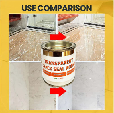 9Up Transparent Crack Seal Agent | Waterproof Adhesive Seal Crack For Surface Adhesive(200 ml)