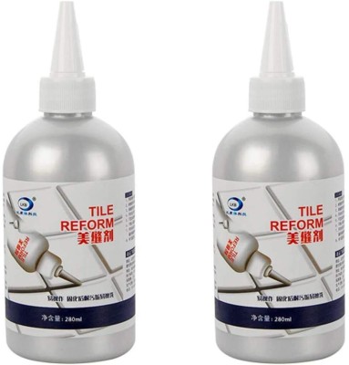 KARDX Tile Reform Glue | Tiles Gap Filler Agent, Waterproof Grout Water Resistant Adhesive(560 ml)