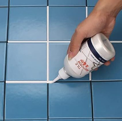 STYLEORIANS Tile Reform Glue Tiles Gap Filler Agent Waterproof Grout Sealant For Bathroom 01 Adhesive(280 ml)
