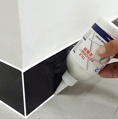 VelaAvO Tile Reform Glue Tiles Gap Filler Agent Waterproof Paste Tiles Gap Crack Filler(280 ml)