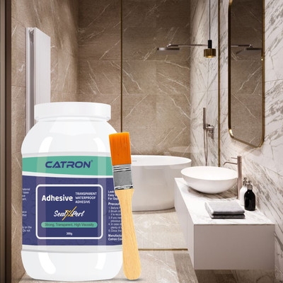 Catron Transparent Waterproof Glue SealxPert for Leak, Crack, Wood ,Tiles, Bathroom Adhesive(300 g)