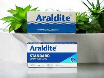 Araldite Klear 180g (R & H 90 g), Fast Setting Transparent Epoxy Adhesive_38 Adhesive(180 g)