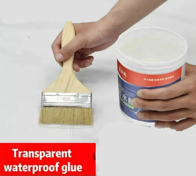 CORRUPTAK Seal Crack Glue Waterproof Transparent with brush Leaking Sealant Adhesive(300 g)