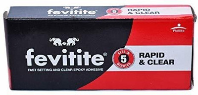 Pidilite Fevitite Rapid & Clear Epoxy Adhesive, 90 GM Adhesive(90 g)