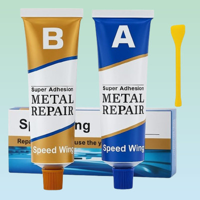 POLYGON 2 Glue Tube A and Grade B Iron Repair Super Glue Compound Adhesive(100 g)