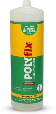 POLYFIX WPC Glue(Super fast) and PVC Foam Board Instant Glue in 1 kg Bulk Pack with Nozzle Adhesive(1 kg)