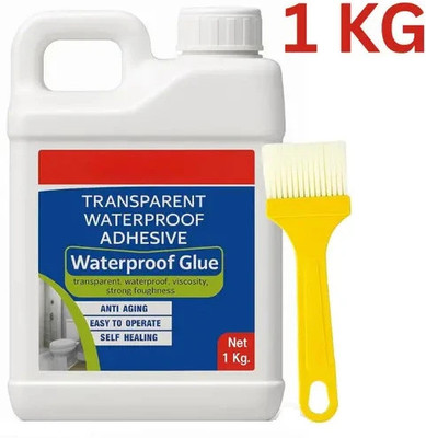 STYLEORIANS Waterproof Glue Clear Gel Bathroom Roof Top Concrete No Leak Adhesive (1 KG) Adhesive(1 kg)