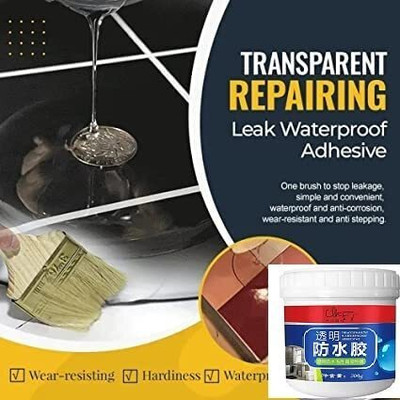 Adhunyk Waterproof Adhesive Seal Crack For Surface Adhesive Transparent Crack Seal Agent Adhesive(300 ml)