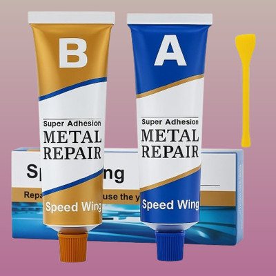 juggaris 2 Paste Tube A as well as Type B Iron Repair Strong Bonding Mixture Adhesive(100 g)