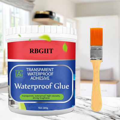 RBGIIT Crack Seal Agent Roof Water Leakage Solution Transparent Glue Waterproofing K3 Adhesive(300 g)