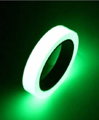 kridha Single Sided No glow in dark tape (Manual)(Set of 1, White)