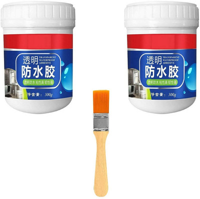 JERITO Transparent Waterproof Glue for Roof, Walls, Surface Leakage Crack Seal Agent K5 Adhesive(300 g)