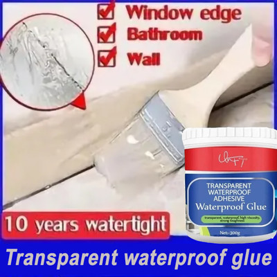 ATHARVTAX Super Crack Seal Agent Transparent Waterproof Glue Adhesive(300 g)