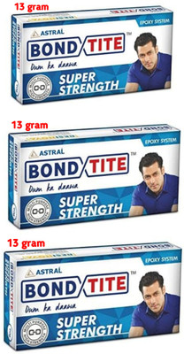 Shyam Sarowar BondTite Super Strength - Astral Adhesive - 13 grams - Pack of 3 Adhesive(39 g)