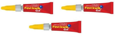 FEVIKWIK Pidilite Gel 1 Gram Pack Of 3 Adhesive(1 g)