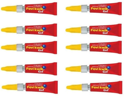 Pidilite 1 Gram Pack of 10 Adhesive(10 ml)