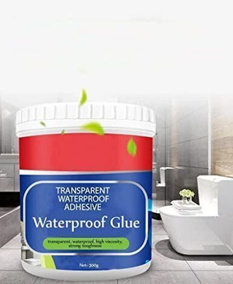 KM CREATION invisible waterproof glue with brush Adhesive(300 g)