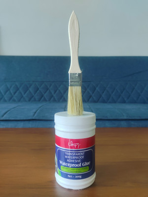 TMM Transparent Waterproof Glue with Brush, Leakage Protection Outdoor Adhesive(300 g)