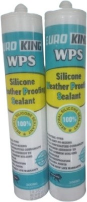 EUROKING Weatherproofing silicone sealant (clear) Adhesive Pack of 2 Adhesive(300 ml)