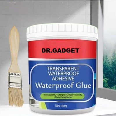 DR.GADGET Transparent Waterproof Glue for Roof Leakage Crack Seal Agent Roof Water Leakage Adhesive(300 ml)