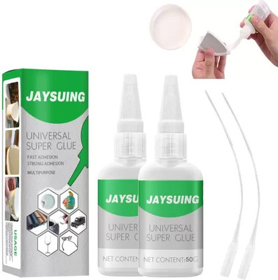 INSTA Universal Super Strong Instant Glue, Quick Dry Welding, Pack Of 2 Glue (50 ml) Adhesive(50 ml)