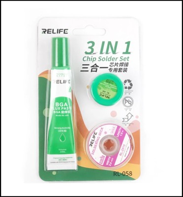 AKT RELIFE RL-058 3IN1 CHIP SOLDER SET Adhesive(20 ml)