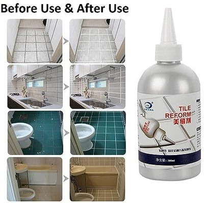 VARIYAENTERPRISE28 Tiles Gap Filler Waterproof 280 ml Crack Seal Agent Grouting Paste Adhesive(280 ml)