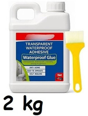 STYLEORIANS Waterproof Glue Clear Gel Bathroom Roof Top Concrete No Leak Adhesive (2 KG) Adhesive(2 kg)
