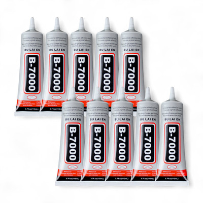 ADW CRAFT'S B-7000 Multi-Purpose Adhesive Glue – Strong,Waterproof,Clear Bond,110ML,PO 10 Adhesive(110 ml)