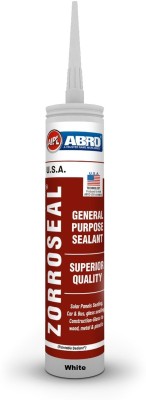 ABRO Waterproof General Purpose White Silicone Sealant Adhesive 260 ml - White Adhesive(260 ml)