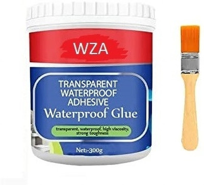 INFINITYLINES Transparent Waterproof Leak Glue With Brush(Pack of 1) Adhesive(300 g)