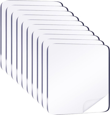 Ipsit Double Sided Sticker Tape (Manual)(Set of 10, Transparent)
