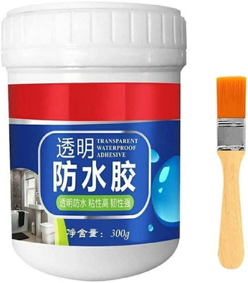 ZENIX CREATION Crack Seal Glue Waterproof Transparent with brush Leaking Sealant Adhesive(300 g)
