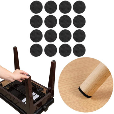 FLOSTRAIN Polyester Floor Mat(Black, Medium, Pack of 30)