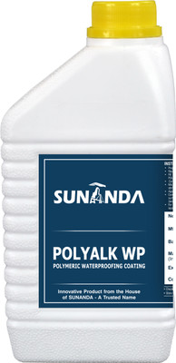 Sunanda Global Polyalk WP waterproofing coatings for external walls, flooring solution 1kg Crack Filler(1 g)