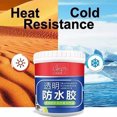 JERITO Invisible Waterproof Glue Clear Gel Top Concrete Wall Water Repellent Adhesive(300 g)