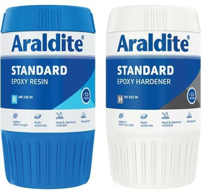 Araldite Standard Epoxy Adhesive High-Strength, Multi-Purpose, Two-Part Resin & Hardener Adhesive(1.8 L)
