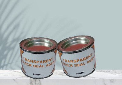 9Up Transparent Crack Seal Agent | Waterproof Adhesive Seal Crack For Surface Adhesive(400 ml)