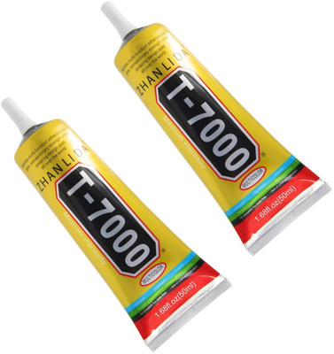 GADGET DEALS T7000 Black Glue MultiPurpose For Mobile Screen Fixing Pack Of 2 Adhesive(50 ml)