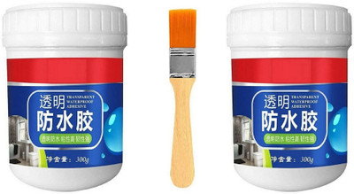 INFINITYLINES Crack Seal Glue 300 gm with Brush Waterproof Glue for Roof Leakage Crack Seal K5 Adhesive(300 g)