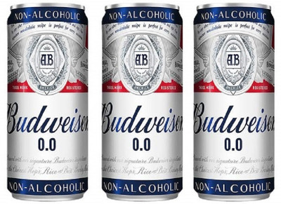 Budweiser Non Alcoholic 0.0. Beer 330ml (Pack of 3) Can(3 x 330 ml)