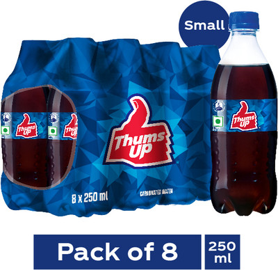 Thums Up Plastic Bottle(8 x 250 ml)