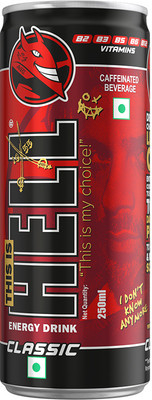 Hell Energy Drink Classic Energy Drink(250 ml, Classic Flavored)