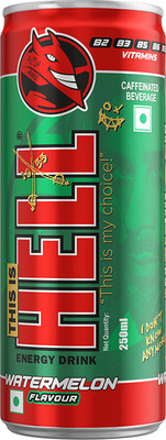 Hell Energy Watermelon Energy Drink(250 ml, Water Melon Flavored)