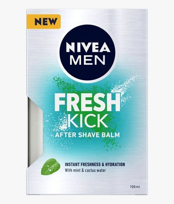 NIVEA Fresh Kick After Shave Balm Infused with mint and cactus water MADE IN GERMANY(200 ml)