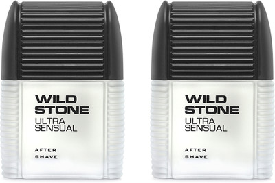 Wild Stone Ultra Sensual After Shave Lotion for Men - Pack of 2 (50 ml Each)(100 ml)