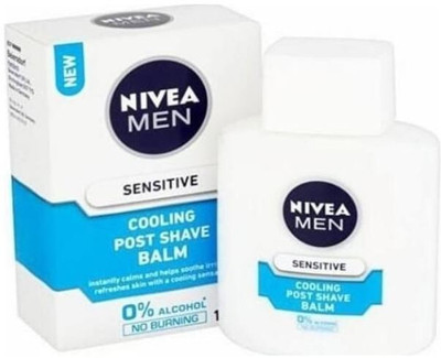 NIVEA Imported New Sensitive Cooling Post Shave Balm(100 ml)